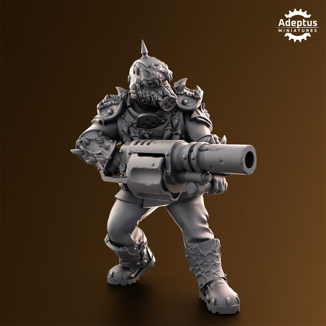 Sporeblight Regiment- Special Weapons Squad (4-Unit Kit or Single Model) by Adeptus Miniatures