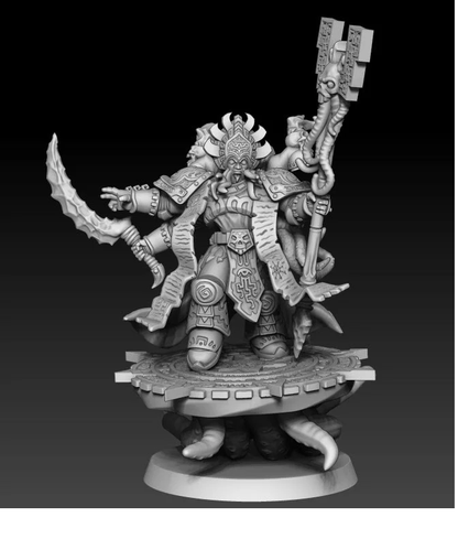 1K Hijos Cult of the Scarab Ex-Sorcerer Kit by DMG Minis