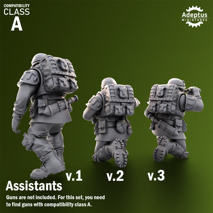 Shellcord Troopers -Heavy Weapons Squad (12-Unit Kit or Single Model) by Adeptus Miniatures