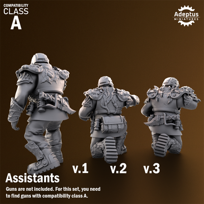 Sporeblight Regiment-Heavy Weapons Team (12-Unit Kit or Single Model) by Adeptus Miniatures