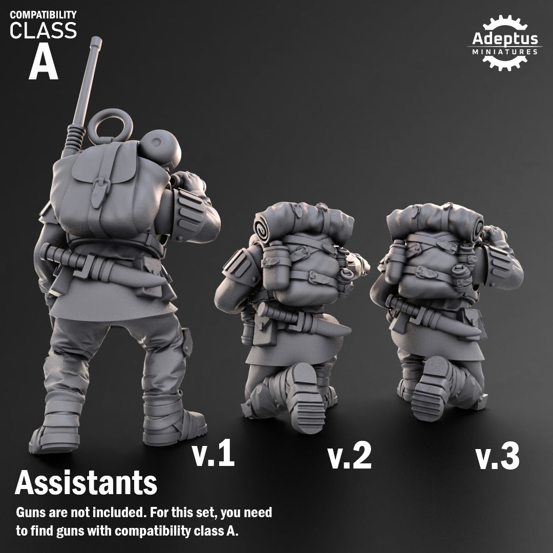 Khaleeth Regiment-Heavy Weapons Team (12-Unit Kit or Single Model) by Adeptus Miniatures