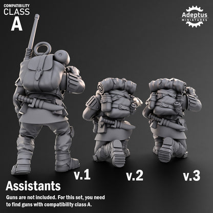 Khaleeth Regiment-Heavy Weapons Team (12-Unit Kit or Single Model) by Adeptus Miniatures