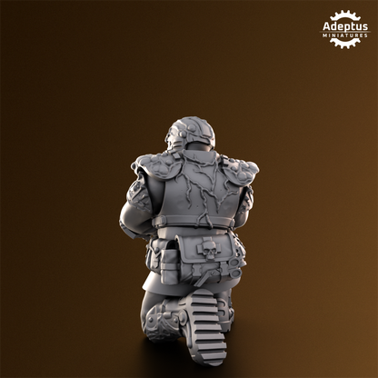 Sporeblight Regiment- Command Squad (4-Unit Kit or Single Model) by Adeptus Miniatures