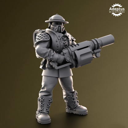 Sunclaw Regiment-Special Weapons Squad (4-Unit Kit or Single Model) by Adeptus Miniatures