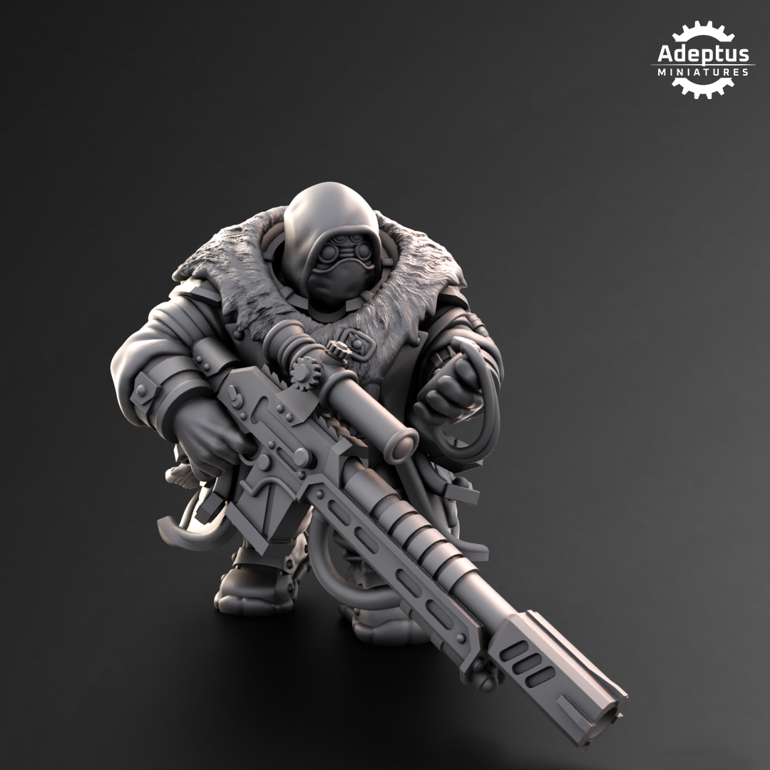 Kill Squad- Dwarves (10-Unit Kit or Single Model) by Adeptus Miniatures