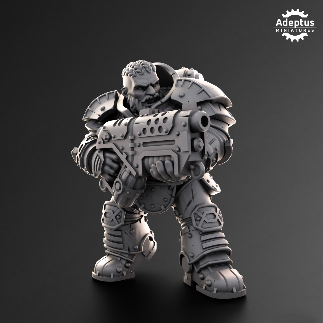 Steelwarden- Dwarves (5-Unit Kit or Single Model) by Adeptus Miniatures