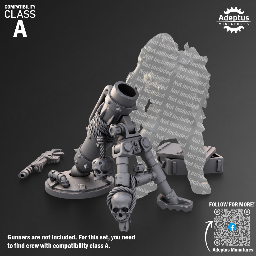Sporeblight Regiment-Heavy Weapons Team (12-Unit Kit or Single Model) by Adeptus Miniatures