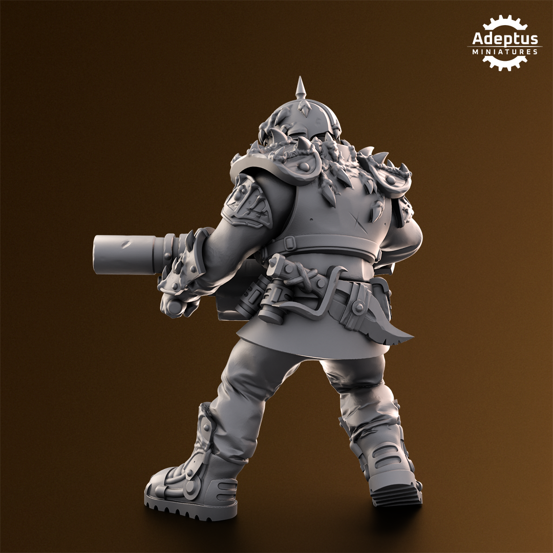 Sporeblight Regiment- Special Weapons Squad (4-Unit Kit or Single Model) by Adeptus Miniatures