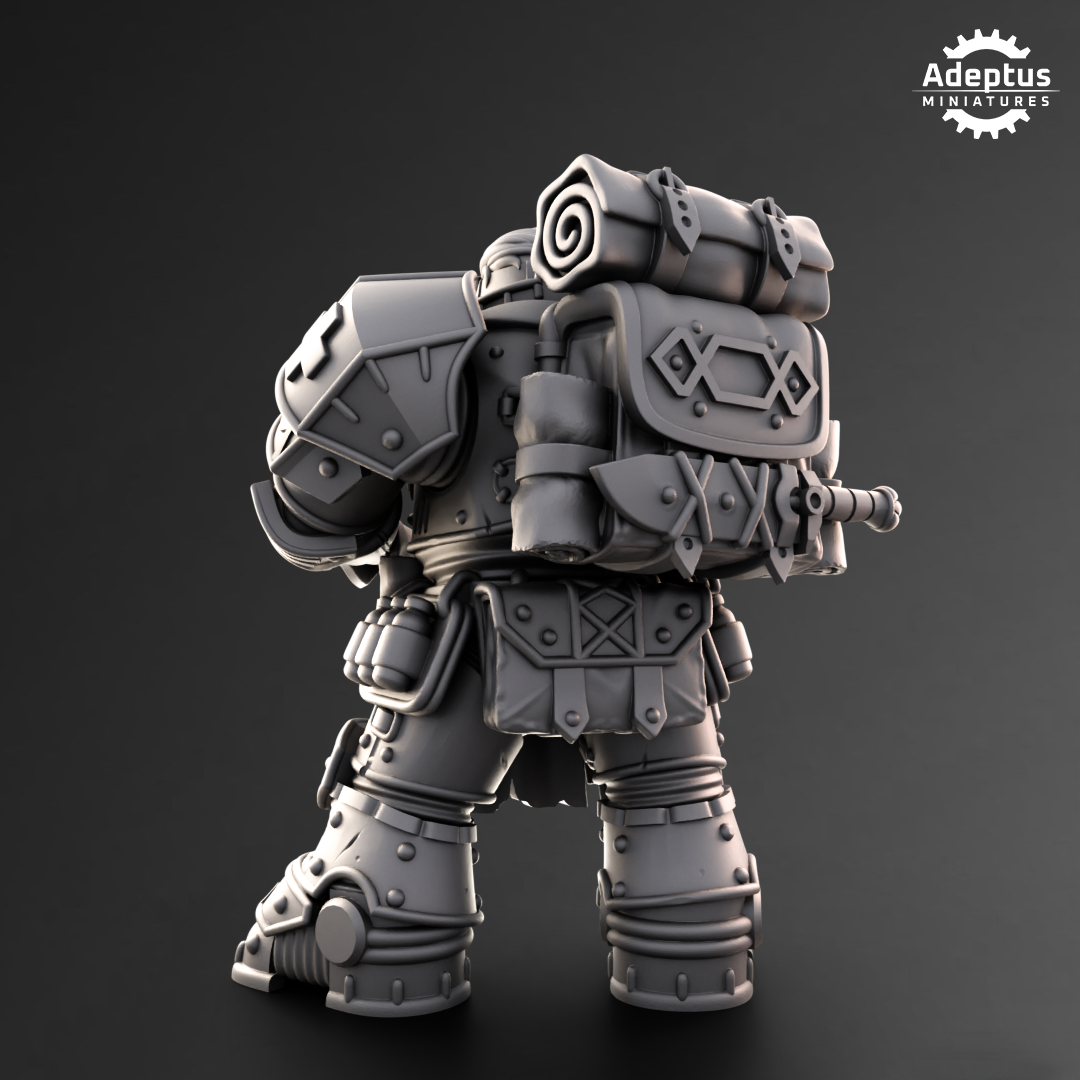 Kill Squad- Heavy Dwarves (11-Unit Kit or Single Model) by Adeptus Miniatures