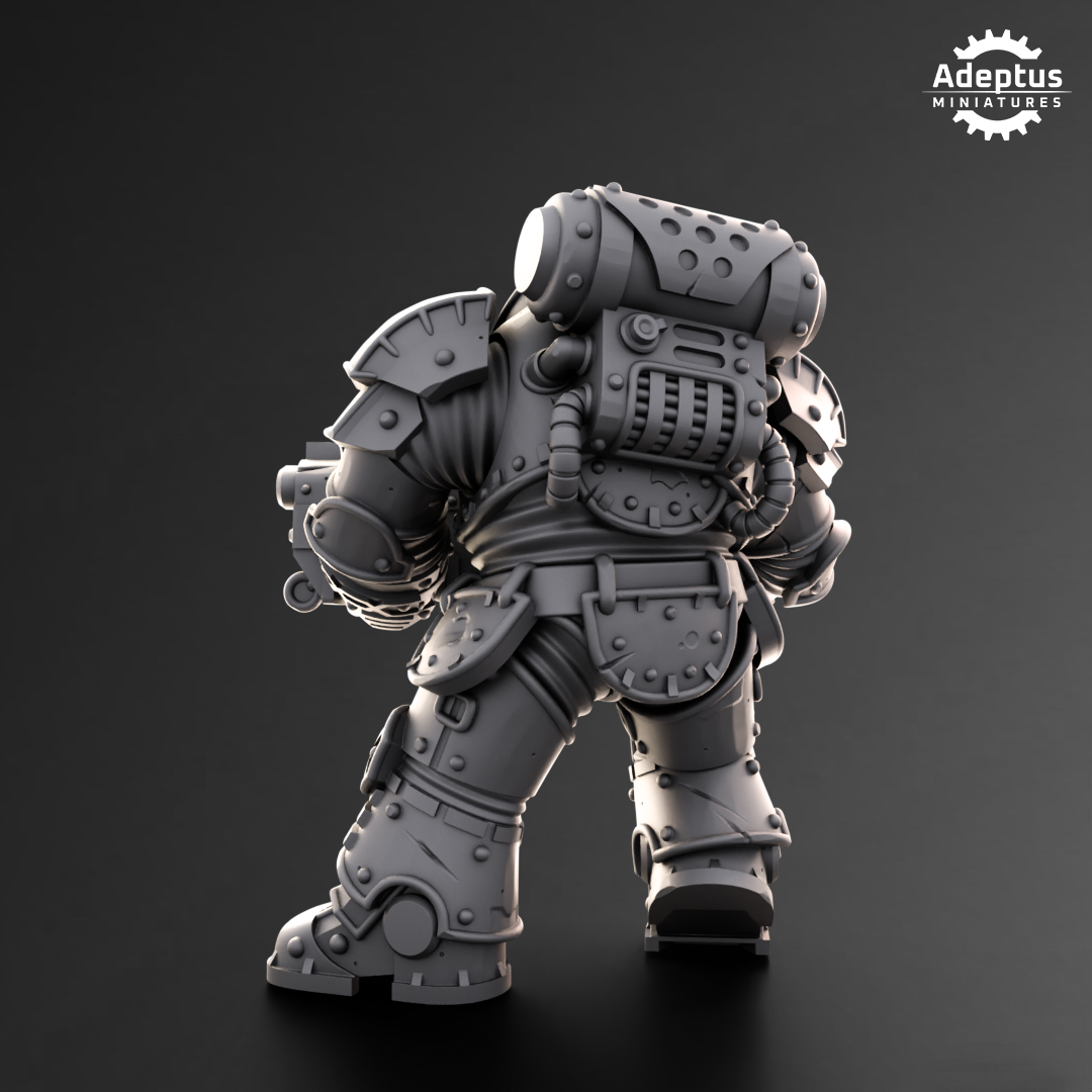 Steelwarden- Dwarves (5-Unit Kit or Single Model) by Adeptus Miniatures