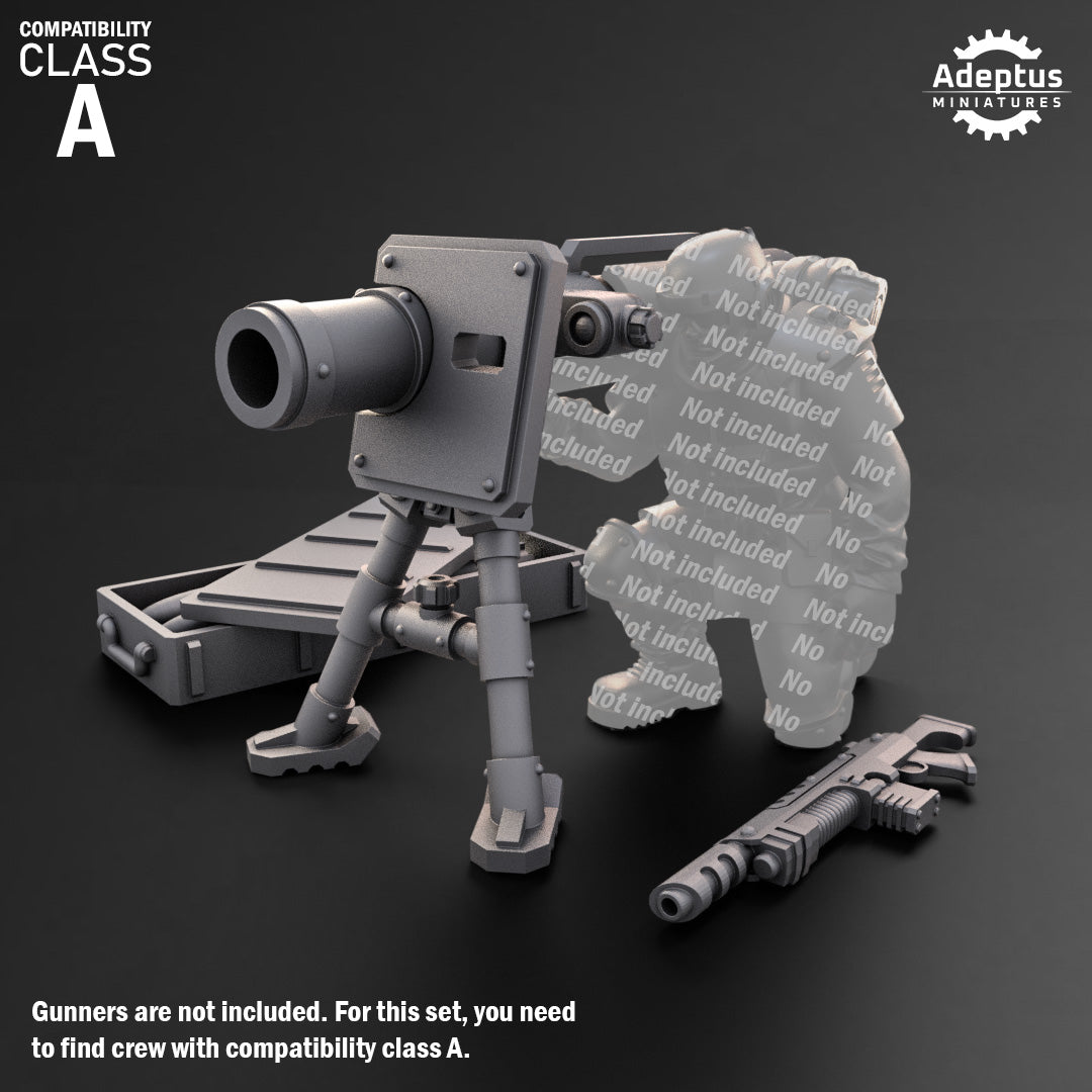 Winterline Forces -Heavy Weapons Squad (12-Unit Kit or Single Model) by Adeptus Miniatures