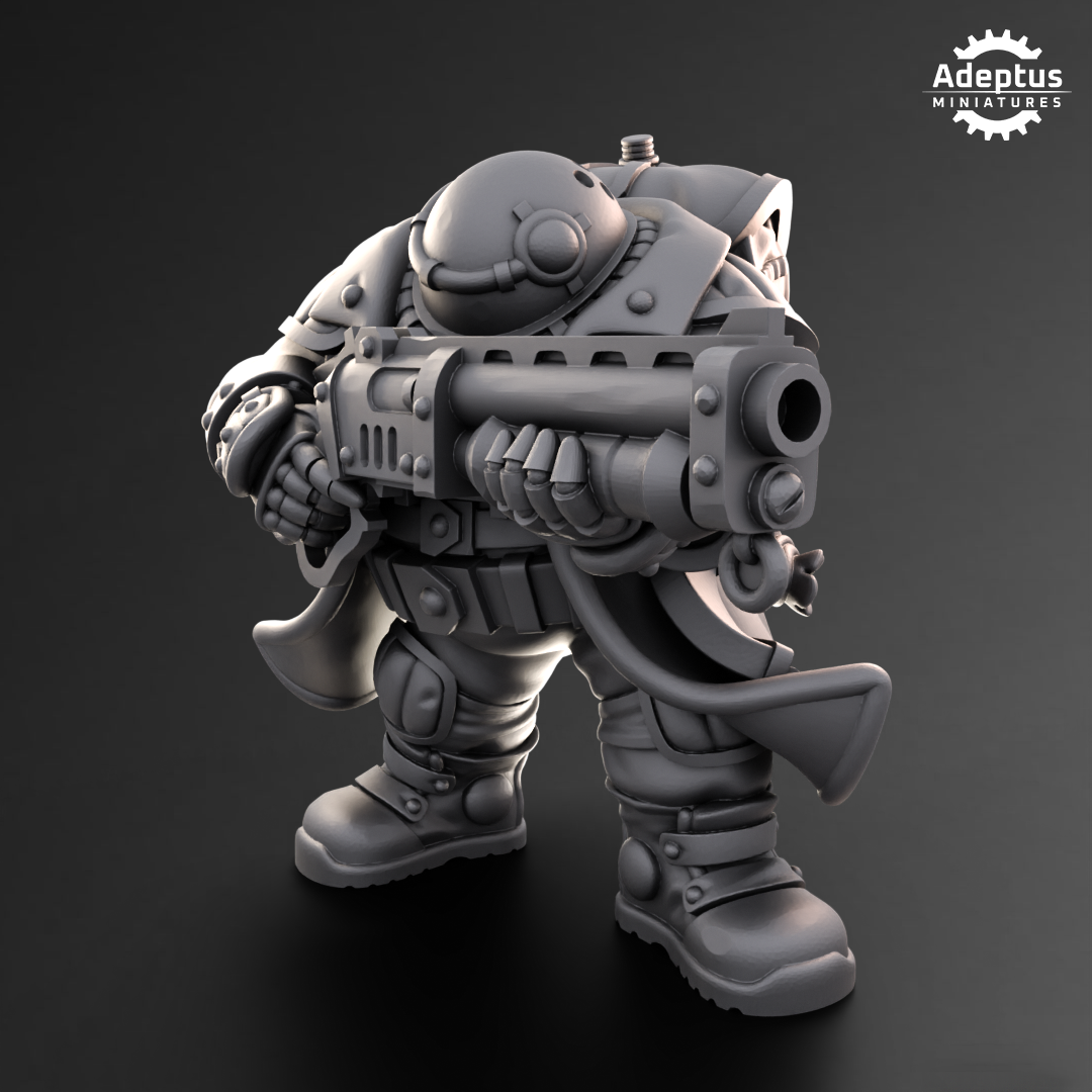 Emberguard- Dwarves (5-Unit Kit or Single Model) by Adeptus Miniatures
