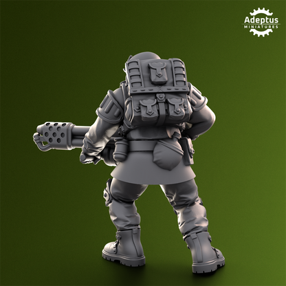 Shellcord Troopers-Special Weapons Squad- Imperial Force (4-Unit Kit or Single Model) by Adeptus Miniatures