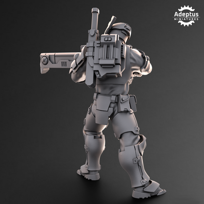 Line Strikers- Kae'ti (5-Unit Kit or Single Model) by Adeptus Miniatures