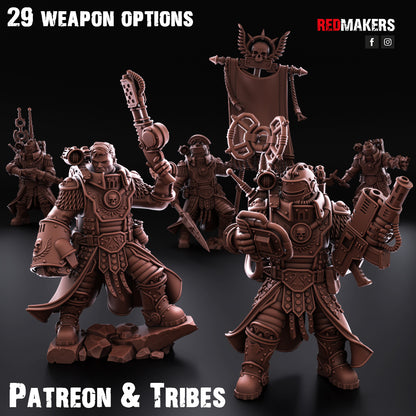 Solar Guard- Tactical Command Squad- Imperial Force (5-Unit Kit or Single Model) by RedMakers