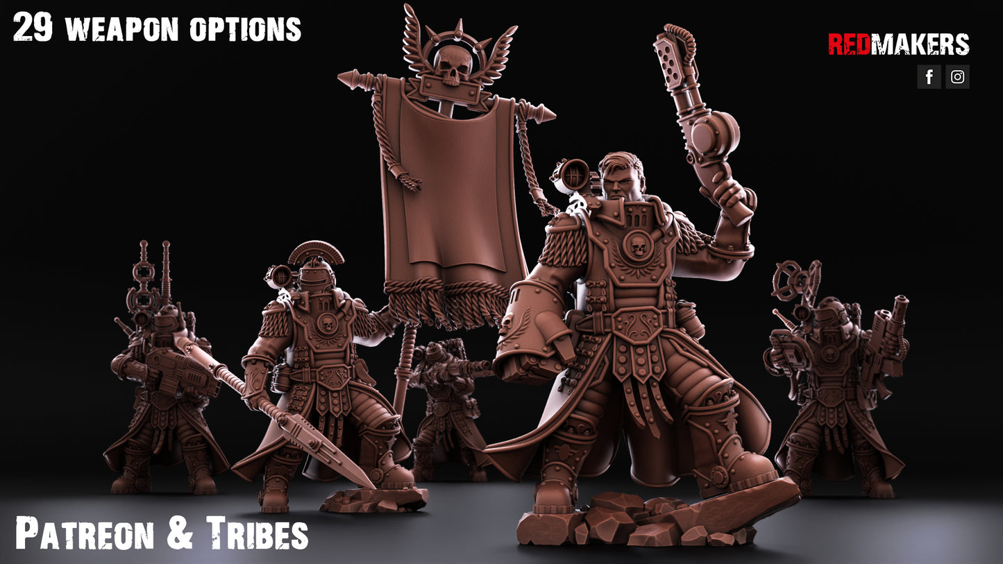 Solar Guard- Tactical Command Squad- Imperial Force (5-Unit Kit or Single Model) by RedMakers