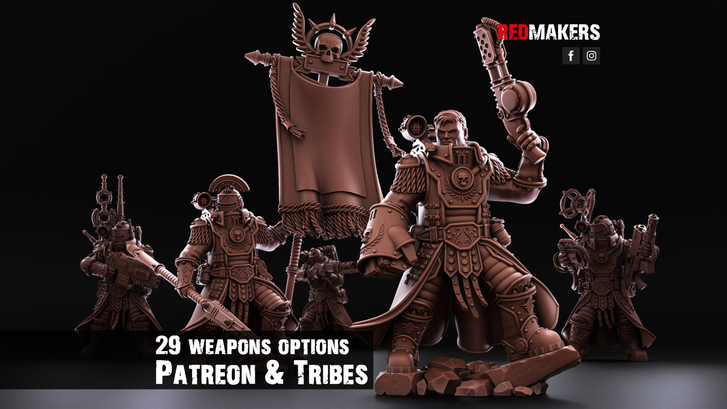 Solar Guard- Tactical Command Squad- Imperial Force (5-Unit Kit or Single Model) by RedMakers