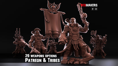 Solar Guard- Tactical Command Squad- Imperial Force (5-Unit Kit or Single Model) by RedMakers