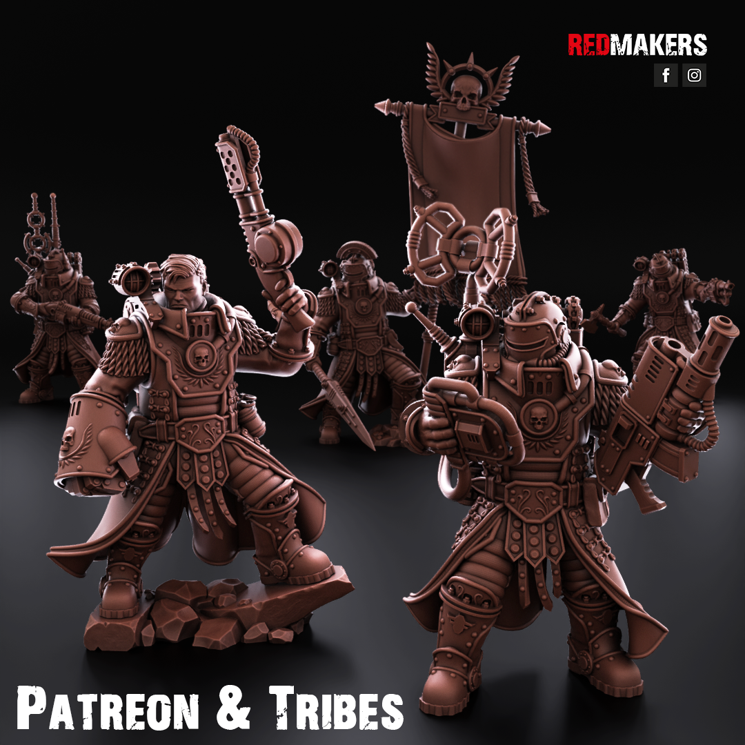 Solar Guard- Tactical Command Squad- Imperial Force (5-Unit Kit or Single Model) by RedMakers