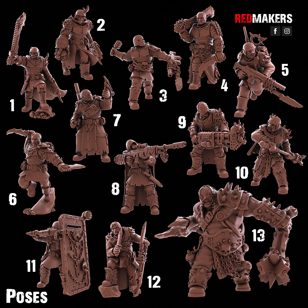 Kill Squad- Butcher's Tithe (13-Unit Kit or Single Model) by Adeptus Miniatures