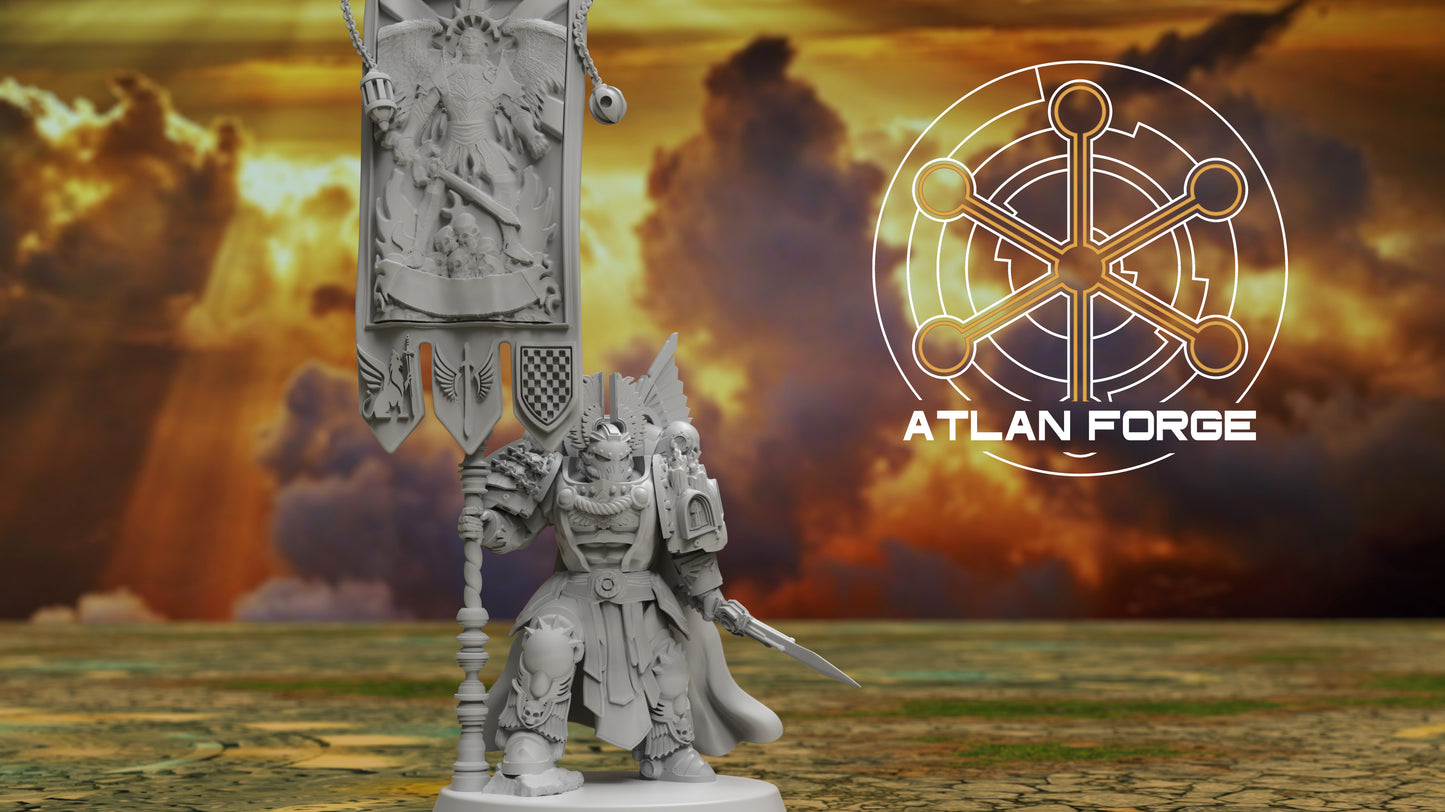 Angelic War Banners and Standard Bearer by Atlan Forge