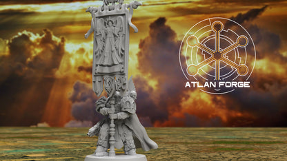 Angelic War Banners and Standard Bearer by Atlan Forge