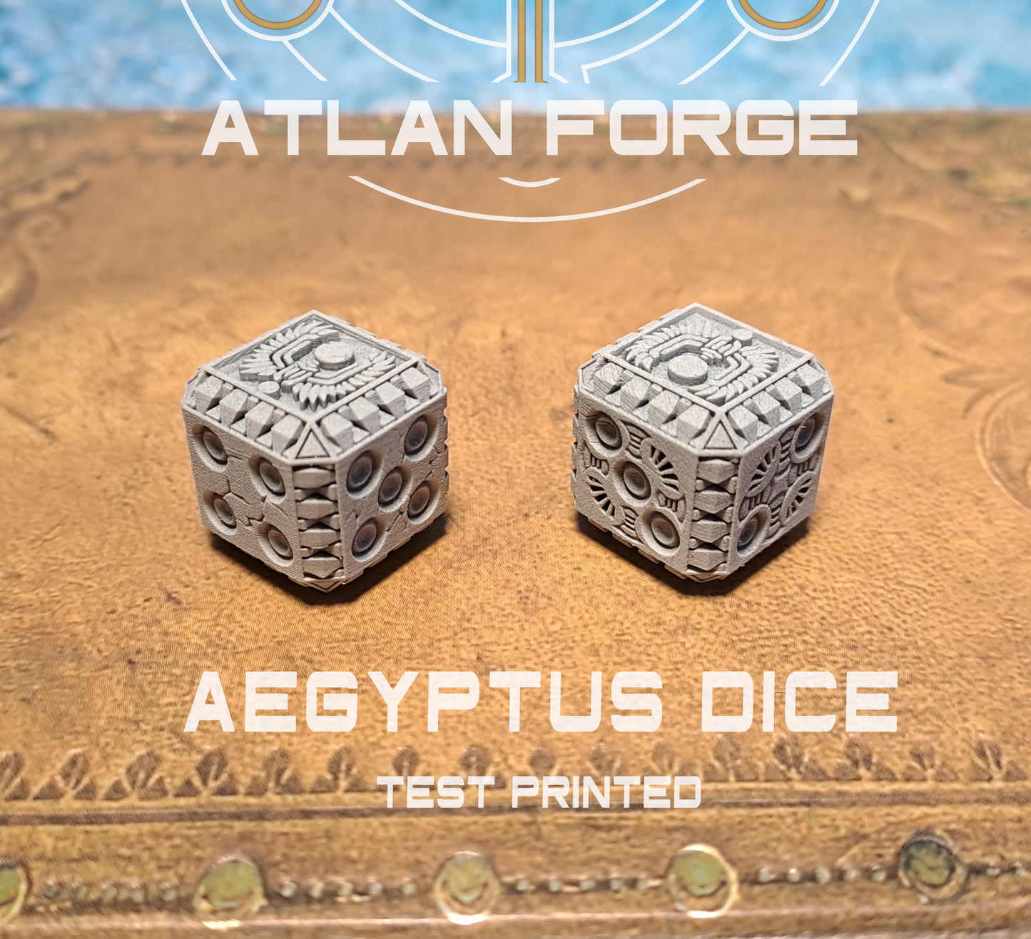 Dice Sets (Regular and Battle-Damaged) by Atlan Forge