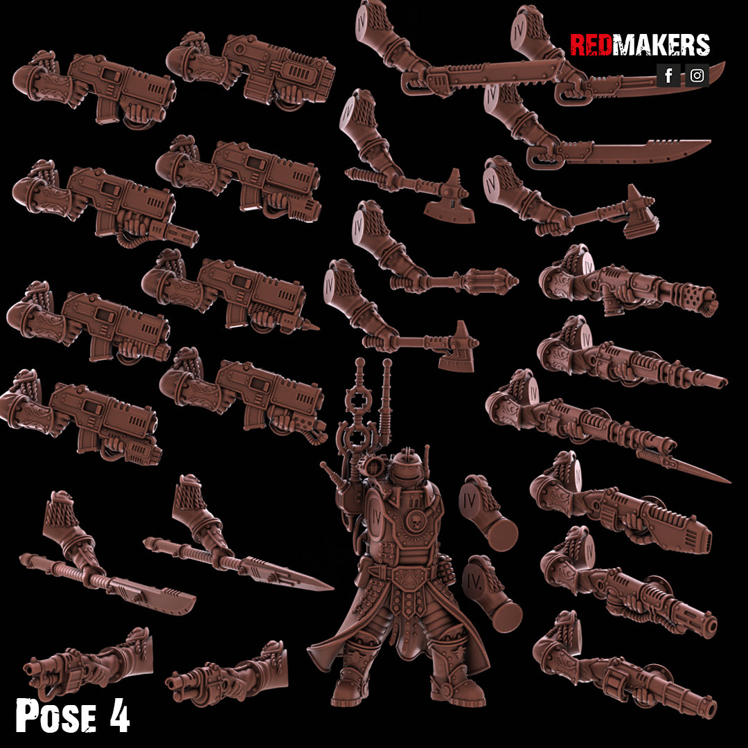 Solar Guard- Tactical Command Squad- Imperial Force (5-Unit Kit or Single Model) by RedMakers