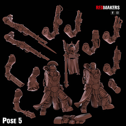 Solar Guard- Tactical Command Squad- Imperial Force (5-Unit Kit or Single Model) by RedMakers