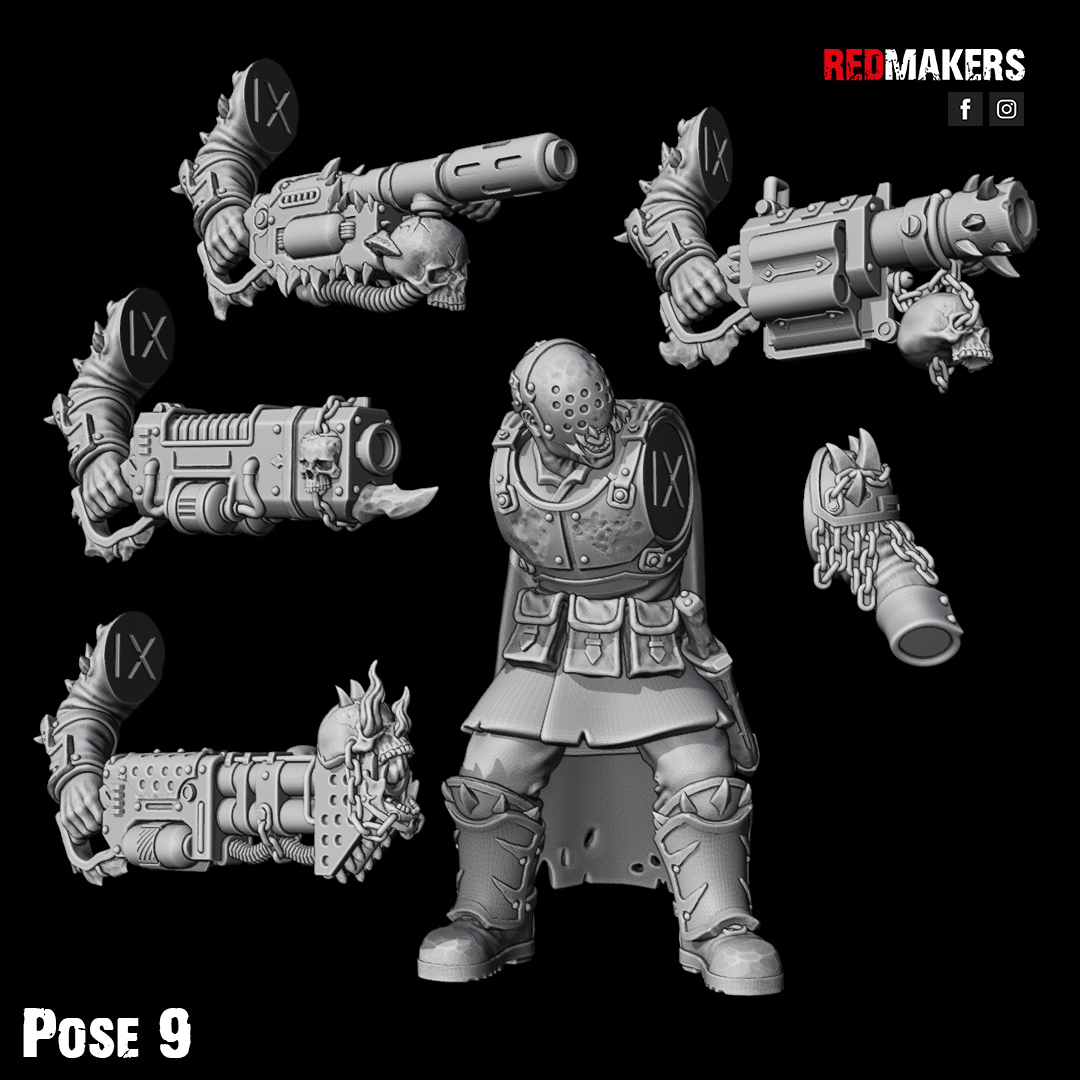 Kill Squad- Butcher's Tithe (13-Unit Kit or Single Model) by Adeptus Miniatures