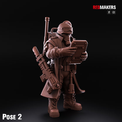 Steel Guard-Artillery Crew (5-Unit Kit or Single Model) by RedMakers