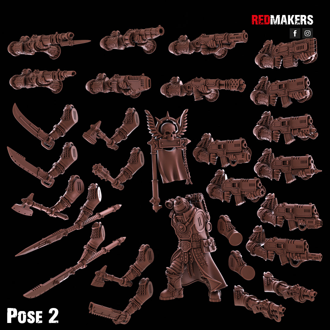 Solar Guard- Tactical Command Squad- Imperial Force (5-Unit Kit or Single Model) by RedMakers