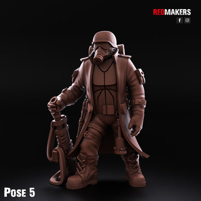 Steel Guard-Artillery Crew (5-Unit Kit or Single Model) by RedMakers