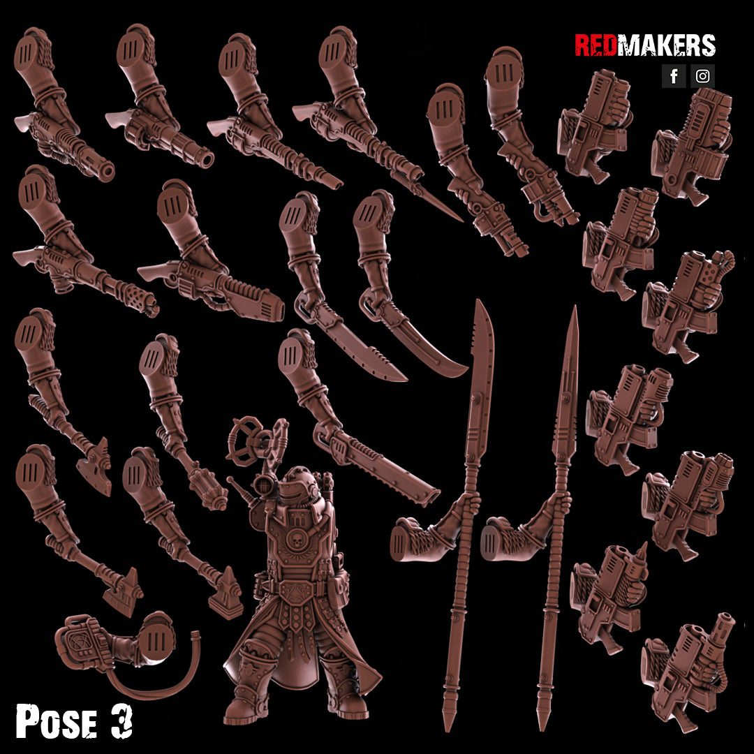 Solar Guard- Tactical Command Squad- Imperial Force (5-Unit Kit or Single Model) by RedMakers