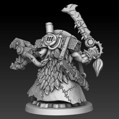 Ork Military Boss of the Beasts by DMG Minis