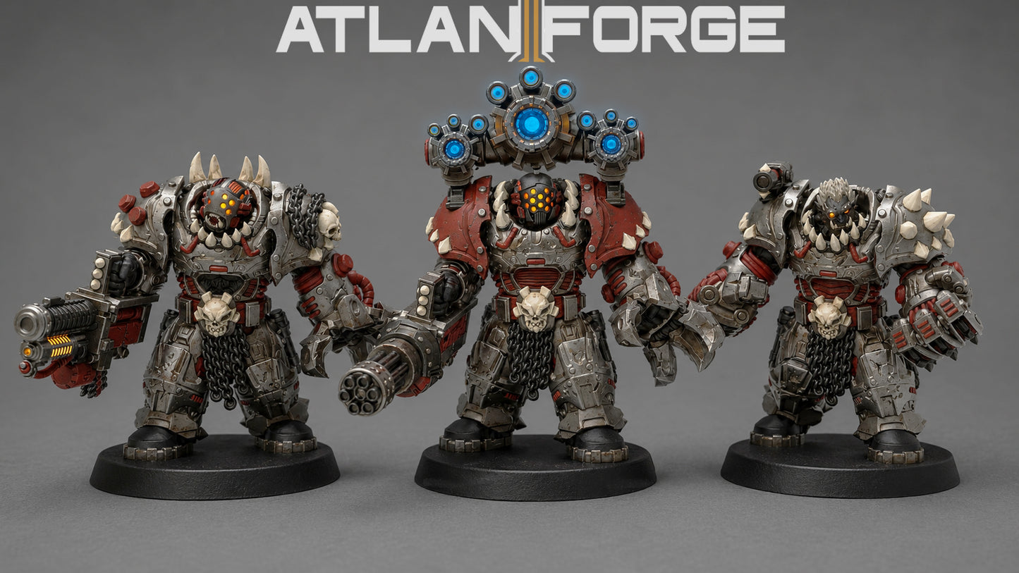 Grokk Warborn Bonebreakers (3-Unit Set) by Atlan Forge