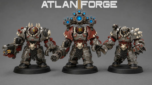 Grokk Warborn Bonebreakers (3-Unit Set) by Atlan Forge