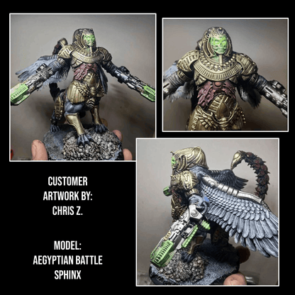 Aegyptian Battle Sphinx by Atlan Forge