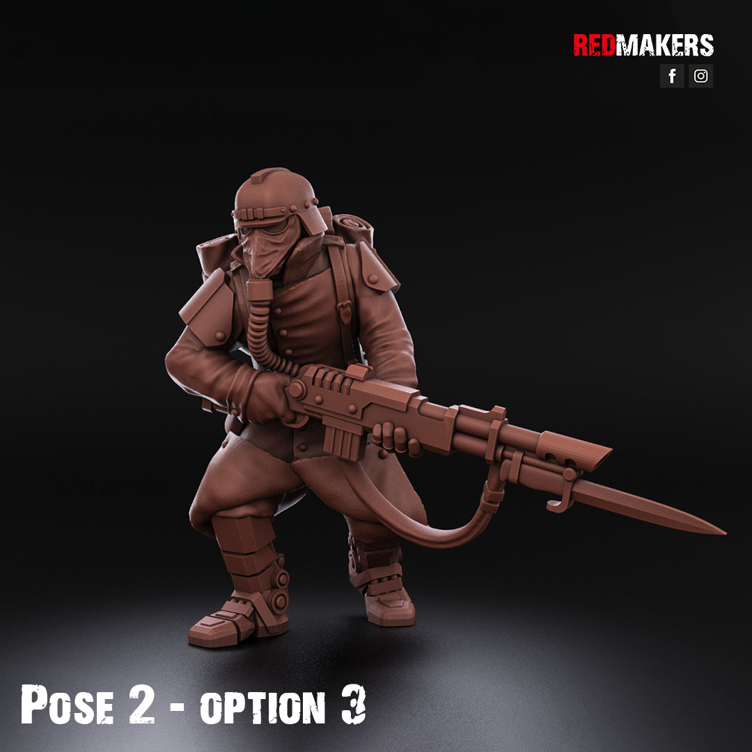Kill Squad- Death Division- Imperial Force (12-Unit Kit or Single Model) by Adeptus Miniatures