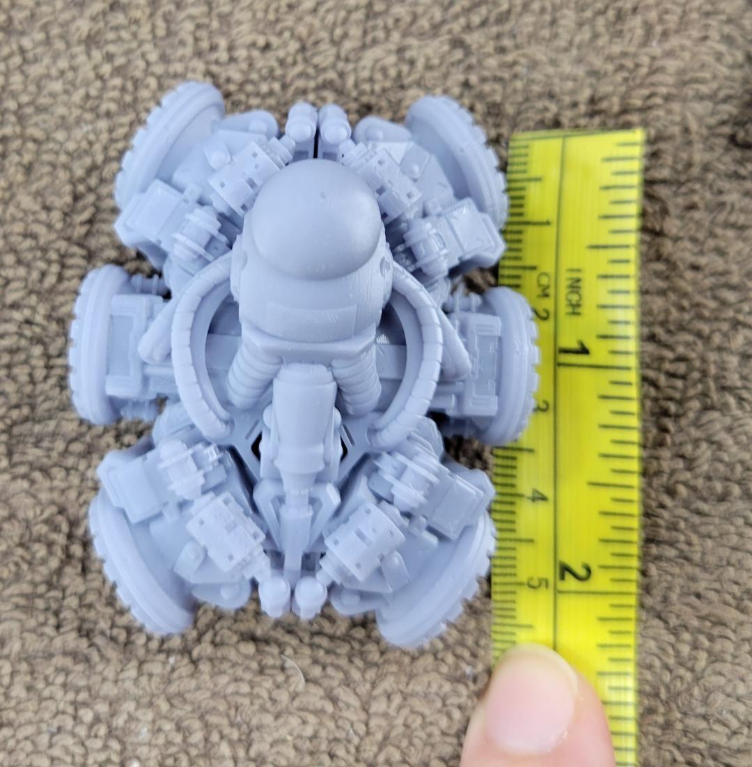 GW Classic- about 55 mm long (with no legs)