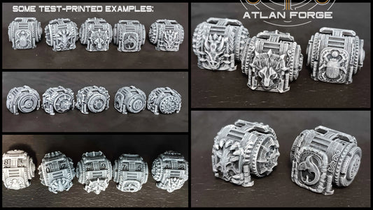 Wound Markers by Atlan Forge (Magnets not included)