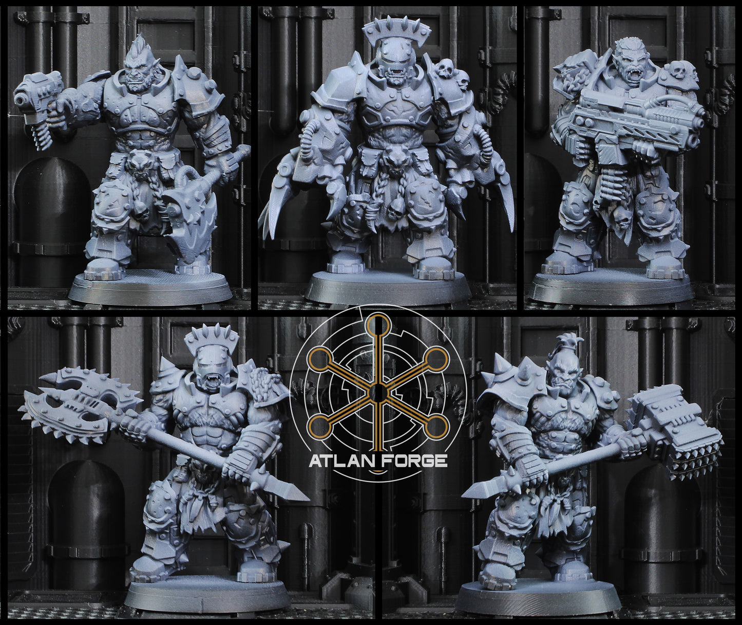 Grokk Warborn (5-Unit Set) by Atlan Forge