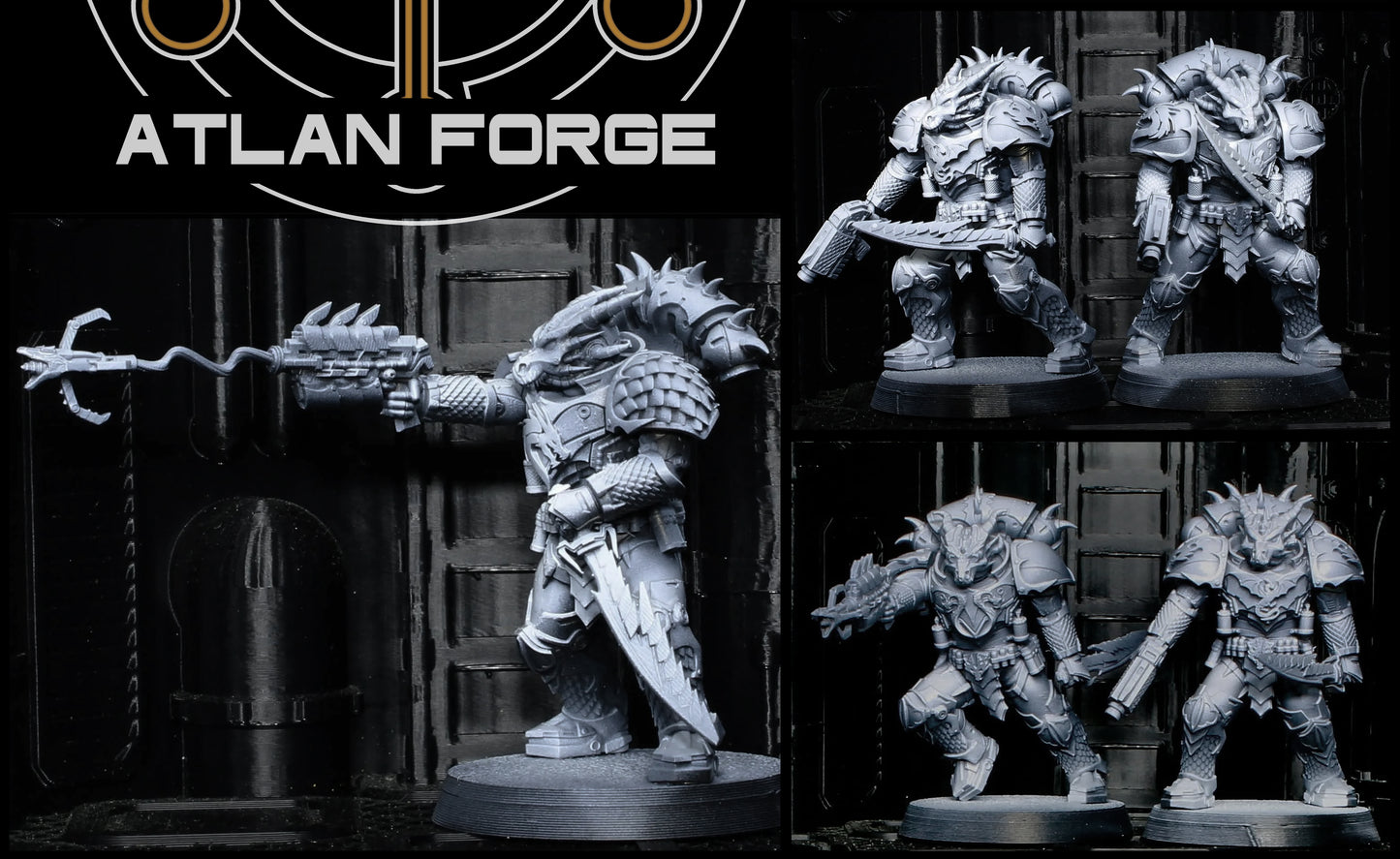 Dragon Knights Ravagers (5-Unit Set) by Atlan Forge