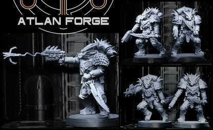 Dragon Knights Ravagers (5-Unit Set) by Atlan Forge