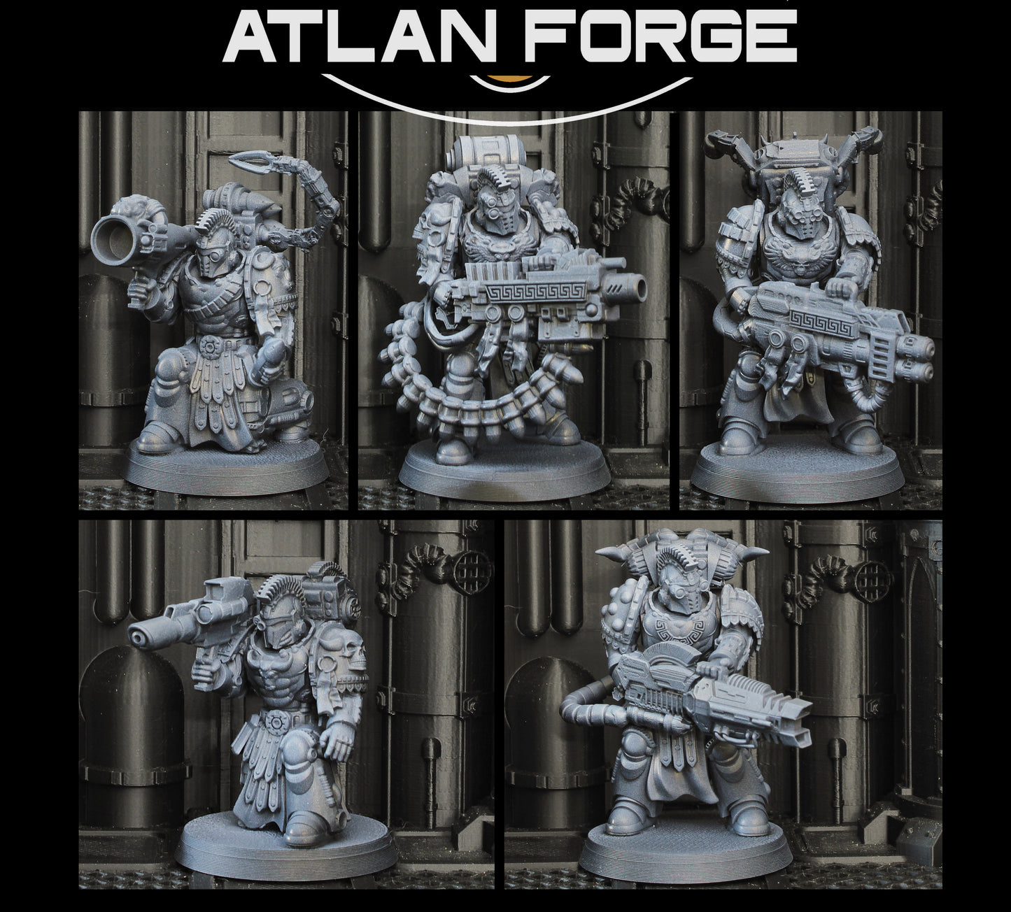 Minoan Toxotai (5-Unit Set) by Atlan Forge