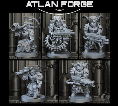 Minoan Toxotai (5-Unit Set) by Atlan Forge