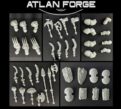 Aegyptian Melee Weapons (Knight and Goliath Scaled Options)- Customizable by Atlan Forge