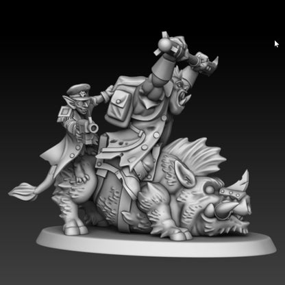 AAAArg Ourk Boar Riders Squad (3-Unit Set) by DMG Minis