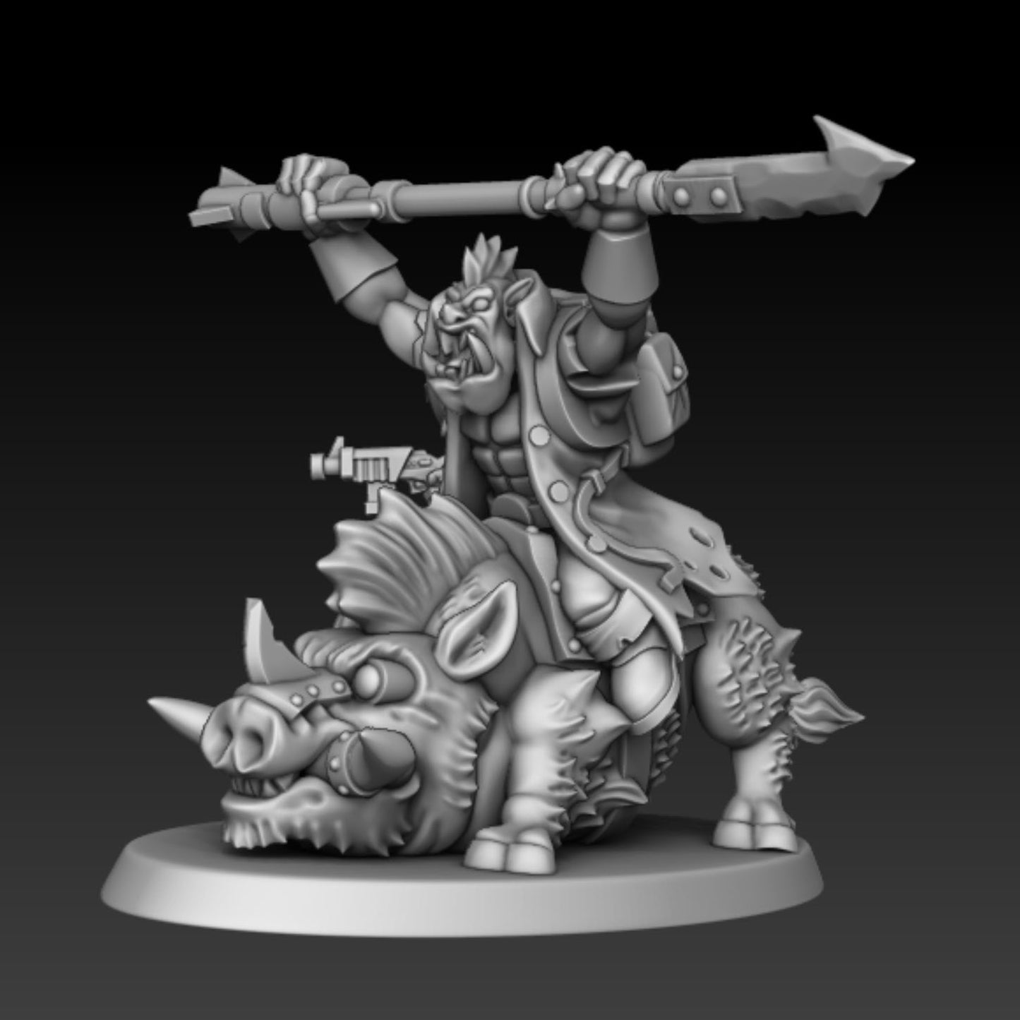 AAAArg Ourk Boar Riders Squad (3-Unit Set) by DMG Minis