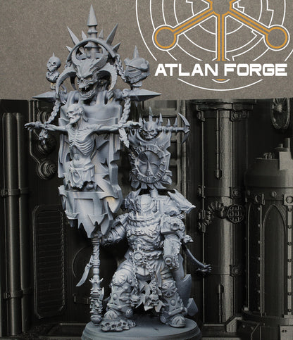 Hades War Banners and Standard Bearer by Atlan Forge